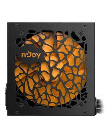 nJoy Titan+ 550 unități de alimentare cu curent 550 W 20+4 pin ATX ATX Negru, Portocală - Tik.ro