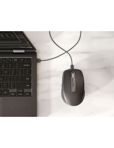 Logitech MX Anywhere 3S for Business mouse-uri Birou Mâna dreaptă RF Wireless + Bluetooth Cu laser 8000 DPI