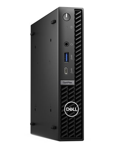 DELL OptiPlex 7020 Intel® Core™ i3 i3-14100T 8 Giga Bites DDR5-SDRAM 256 Giga Bites SSD Windows 11 Pro MFF Mini PC Negru