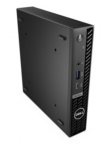 DELL OptiPlex 7020 Intel® Core™ i3 i3-14100T 8 Giga Bites DDR5-SDRAM 256 Giga Bites SSD Windows 11 Pro MFF Mini PC Negru