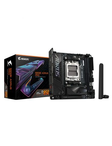 GIGABYTE B850I AORUS PRO plăci de bază AMD B850 Mufă AM5 mini ITX - Tik.ro