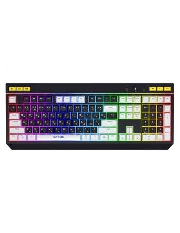HATOR Icefall tastaturi Gaming USB QWERTY Engleză SUA Negru - Tik.ro