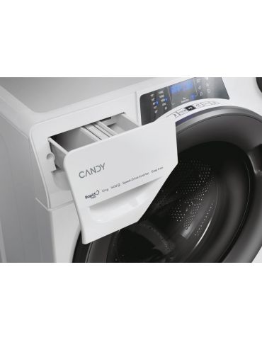 Candy RapidÓ PRO RP 4106BWMR 1-S mașini de spălat Încărcare frontală 10 kilograme 1400 RPM Alb