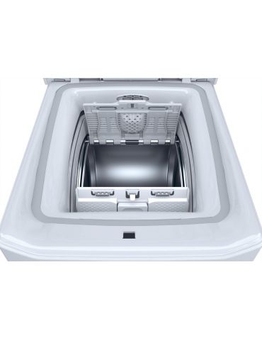 Candy Smart Inverter CSTG 48TME 1-S mașini de spălat Încărcare verticală 8 kilograme 1400 RPM Alb