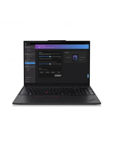 Lenovo ThinkPad T16 Intel Core Ultra 7 155U Laptop 40,6 cm (16") WUXGA 32 Giga Bites DDR5-SDRAM 1 TB SSD Wi-Fi 6E (802.11ax)