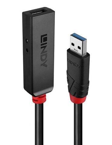 Lindy 43403 hub-uri de interfață USB 3.2 Gen 1 (3.1 Gen 1) Type-C 5000 Mbit s Negru - Tik.ro