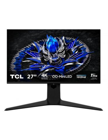 TCL R83 27R83U monitoare LCD 68,6 cm (27") 3840 x 2160 Pixel 4K Ultra HD QLED Negru, Alb - Tik.ro