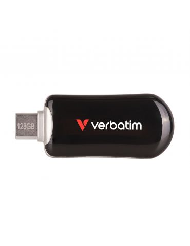 Verbatim 30225 memorii flash USB 128 Giga Bites USB tip-C 3.2 Gen 1 (3.1 Gen 1) Negru - Tik.ro