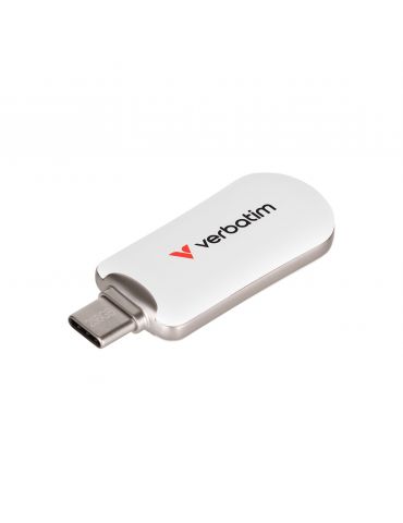 Verbatim 30230 memorii flash USB 256 Giga Bites USB tip-C 3.2 Gen 1 (3.1 Gen 1) Alb - Tik.ro
