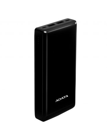 ADATA C20 Polimer Litiu (LiPo) 20000 mAh Negru