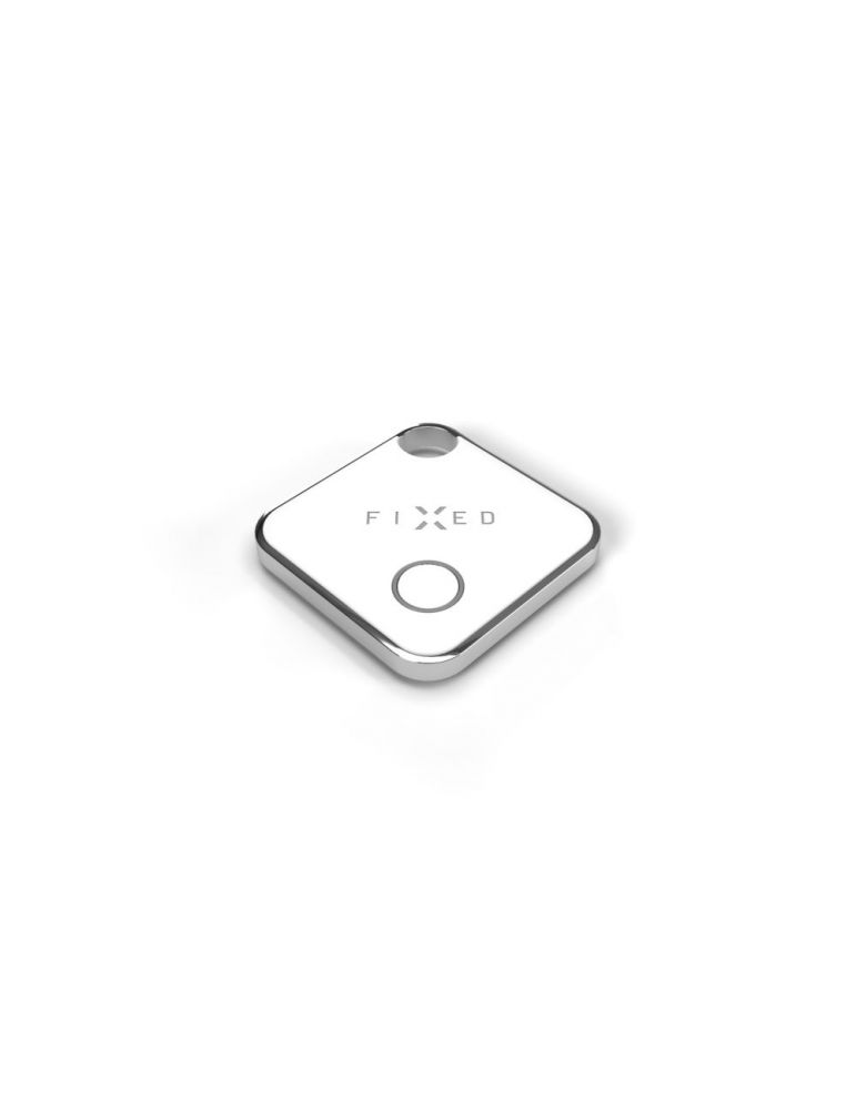Tracker smart pentru chei, Fixed, compatibil cu Apple Find My, Bluetooth 5.0, IP66, alb