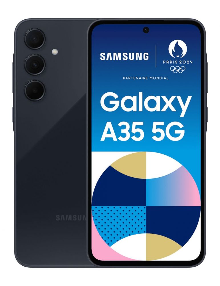 Samsung Galaxy A35 5G 16,8 cm (6.6") Dual SIM hibrid Android 14 USB tip-C 6 Giga Bites 128 Giga Bites 5000 mAh Bleumarin