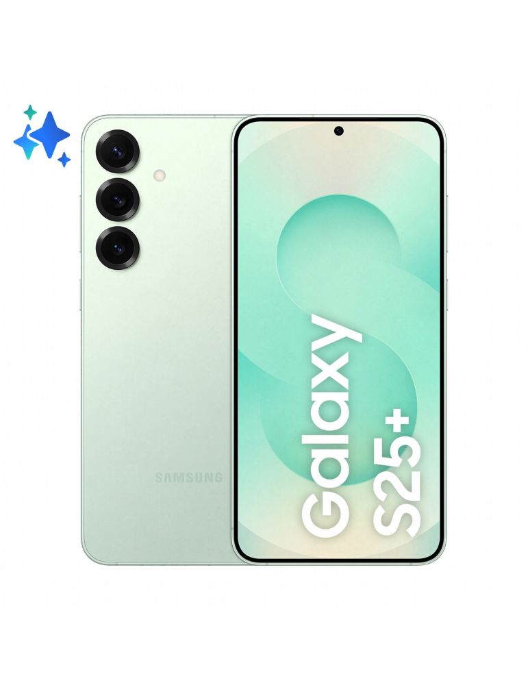 Samsung Galaxy S25+ 17 cm (6.7") Dual SIM Android 15 5G USB tip-C 12 Giga Bites 512 Giga Bites 4900 mAh Culoare mentă
