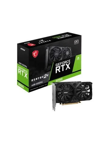 MSI VENTUS GeForce RTX 3050 2X E 6G OC NVIDIA 6 Giga Bites GDDR6 - Tik.ro