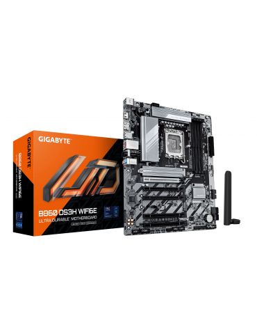 GIGABYTE B860 DS3H WIFI6E plăci de bază Intel B860 LGA 1851 (Socket V1) ATX - Tik.ro