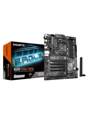 GIGABYTE B550 EAGLE WIFI6 plăci de bază AMD B550 Mufă AM4 ATX - Tik.ro