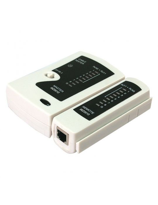 Tester cablu retea logilink pt. cablu utp ftp conector rj45 rj11 rj12 wz0010 (include tv 0.8lei) Logilink - 1
