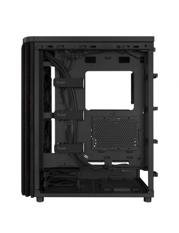 ASUS ProArt PA401 Wood TG PWM (Black) Tower Negru