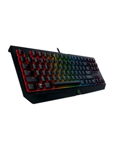 Tastatura razer - gaming blackwidow chroma v2 cu fir 87 taste format tkl  mecanica switch razer yellow usb negru rz03-02190800-r