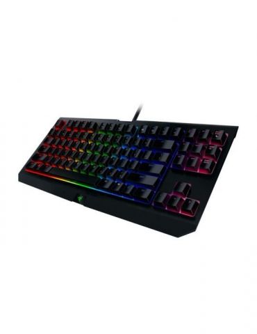 Tastatura razer - gaming blackwidow chroma v2 cu fir 87 taste format tkl  mecanica switch razer yellow usb negru rz03-02190800-r
