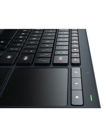 Logitech K830 tastaturi RF Wireless + Bluetooth QWERTY Olandeză Negru Logitech - 6 Logitech K830 tastaturi RF Wireless + Bluetooth QWERTY Olandeză Negru Logitech - 6