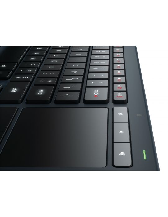 Logitech K830 tastaturi RF Wireless + Bluetooth QWERTY Olandeză Negru Logitech - 6