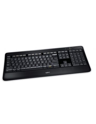 Logitech Wireless Illuminated Keyboard K800 tastaturi RF fără fir QWERTY Englez Negru Logitech - 2