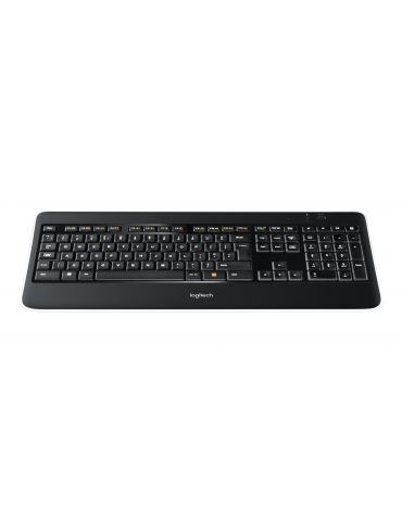 Logitech Wireless Illuminated Keyboard K800 tastaturi RF fără fir QWERTY Englez Negru Logitech - 4