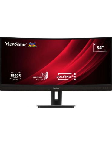 Viewsonic VG3456C monitoare LCD 86,4 cm (34") 3440 x 1440 Pixel UltraWide Quad HD LED Negru
