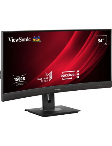 Viewsonic VG3456C monitoare LCD 86,4 cm (34") 3440 x 1440 Pixel UltraWide Quad HD LED Negru