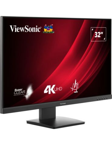 Viewsonic VG3208-4K monitoare LCD 81,3 cm (32") 3840 x 2160 Pixel 4K Ultra HD LED Negru