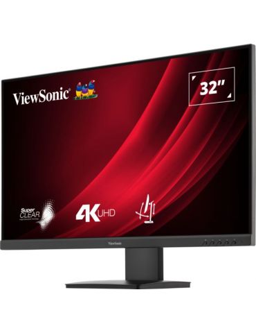 Viewsonic VG3208-4K monitoare LCD 81,3 cm (32") 3840 x 2160 Pixel 4K Ultra HD LED Negru