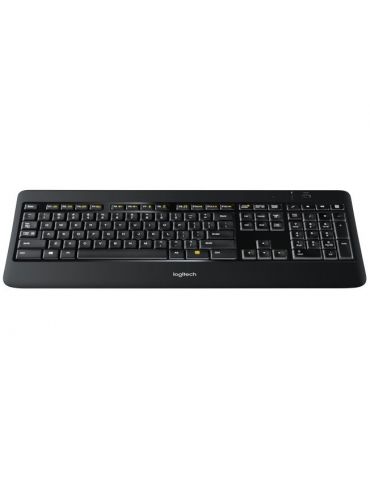 Logitech Wireless Illuminated Keyboard K800 tastaturi RF fără fir QWERTY Englez Negru Logitech - 11