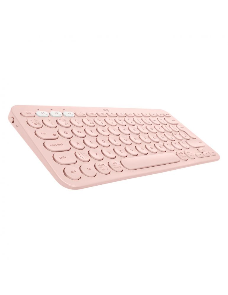 Tastatura Wireless Logitech K380, Bluetooth, Layout US, Rose