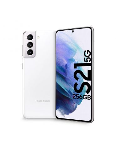 Samsung Galaxy S21 5G SM-G991B 15,8 cm (6.2") Dual SIM Android 11 USB tip-C 8 Giga Bites 256 Giga Bites 4000 mAh Alb Samsung - 2