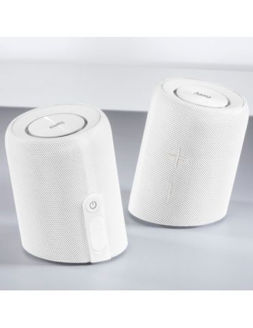 Hama Twin 2.0 Boxă portabilă stereo Alb 20 W