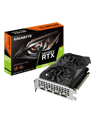 GIGABYTE GeForce RTX 3050 WINDFORCE OC V2 6G NVIDIA 6 Giga Bites GDDR6 - Tik.ro