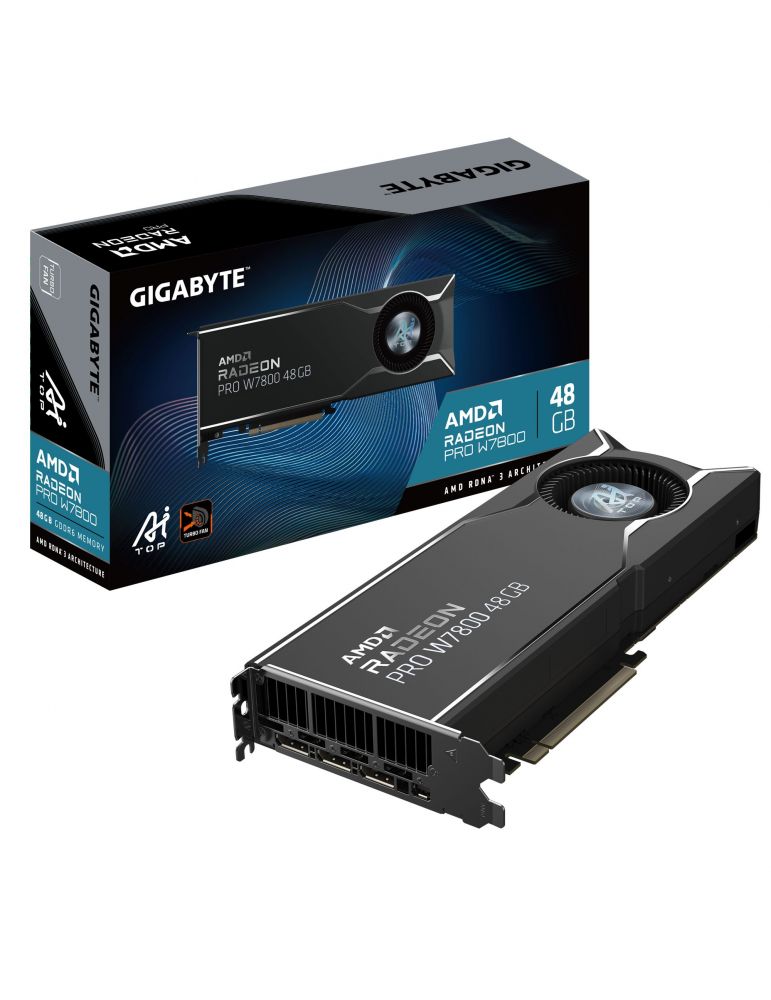 GIGABYTE Radeon PRO W7800 AI TOP 48G AMD 48 Giga Bites GDDR6