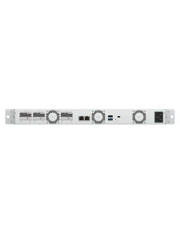 QNAP TS-h765eU NAS Cabinet metalic (1U) Intel Atom® 8 Giga Bites DDR5 QuTS hero Negru, Gri