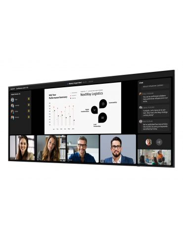 Samsung LH105QPD5BGXEN Afișaj Semne 2,67 m (105") Wi-Fi 500 cd m² 5K Ultra HD Negru Tizen 7.0 24 7