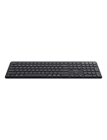 Trust Vaiya tastaturi Universală USB + RF Wireless + Bluetooth Engleză SUA Negru