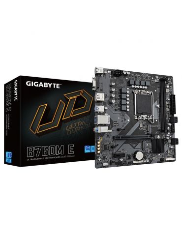 GIGABYTE B760M E plăci de bază Intel B760 LGA 1700 micro-ATX - Tik.ro