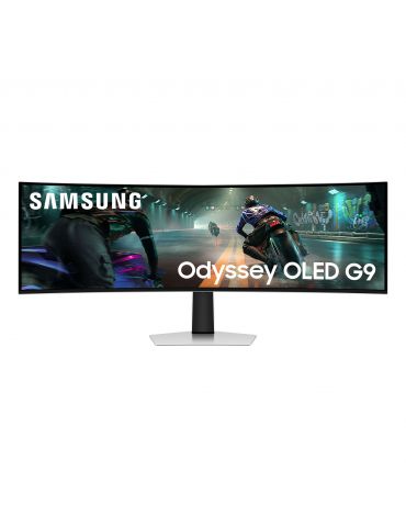Samsung S49DG910SU monitoare LCD 124,5 cm (49") 5120 x 1440 Pixel Dual QHD OLED Argint - Tik.ro