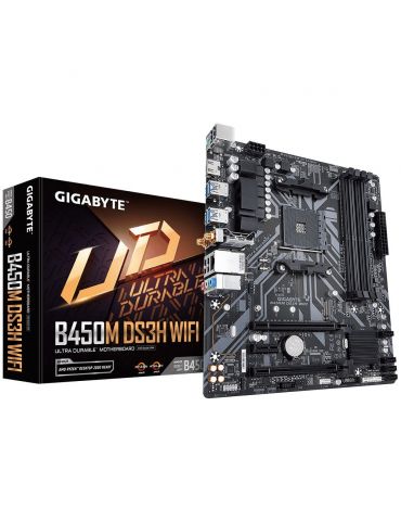 GIGABYTE B450M DS3H WIFI (rev. 1.5) AMD B450 Mufă AM4 micro-ATX - Tik.ro