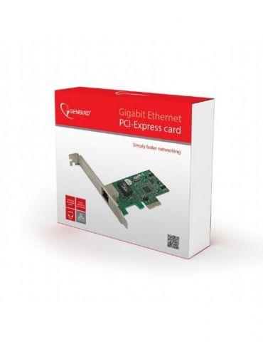 Placa retea gembird  intern pci-e port rj-45 1000 mbps nic-gx1 Gembird - 1