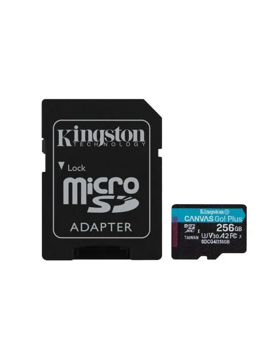 Kingston Technology Canvas Go! Plus 256 Giga Bites MicroSD UHS-I Clasa 10