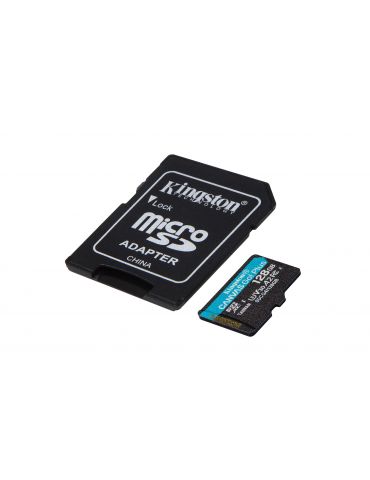 Kingston Technology Canvas Go! Plus 128 Giga Bites MicroSD UHS-I Clasa 10