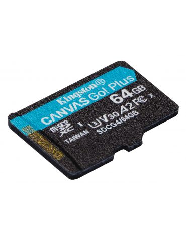 Kingston Technology Canvas Go! Plus 64 Giga Bites MicroSD UHS-I Clasa 10