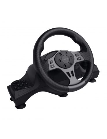 Trust GXT 289 Movi Negru USB Volan + Pedale Nintendo Switch, PlayStation 4, Xbox One S, Xbox One X, Xbox Series S, Xbox Series X