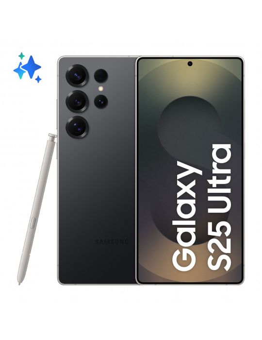Samsung Galaxy S25 Ultra 17,5 cm (6.9") Dual SIM Android 15 5G USB tip-C 12 Giga Bites 1 TB 5000 mAh Negru, Titan